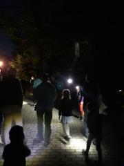 Na večernem zvočnem lovu na netopirji. Foto Lučka Jere